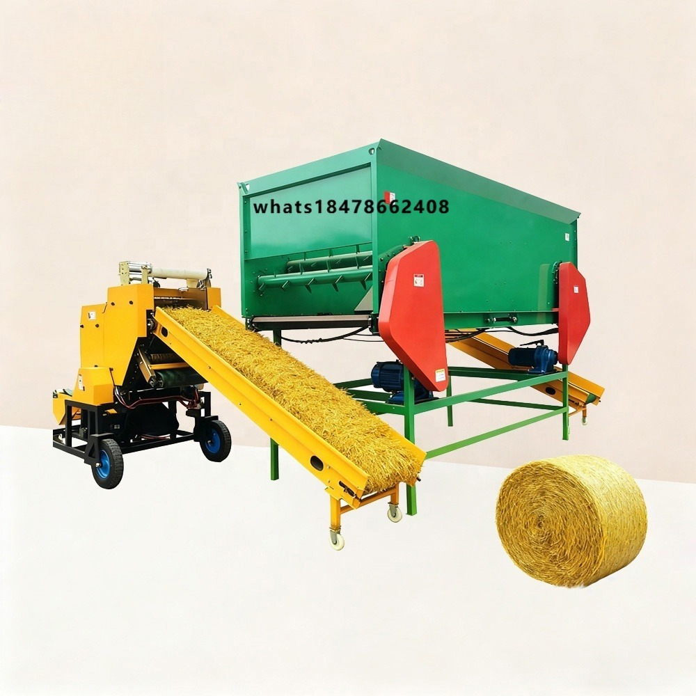 Silage Baler Machine - Automatic Hay and Rice Straw Baling