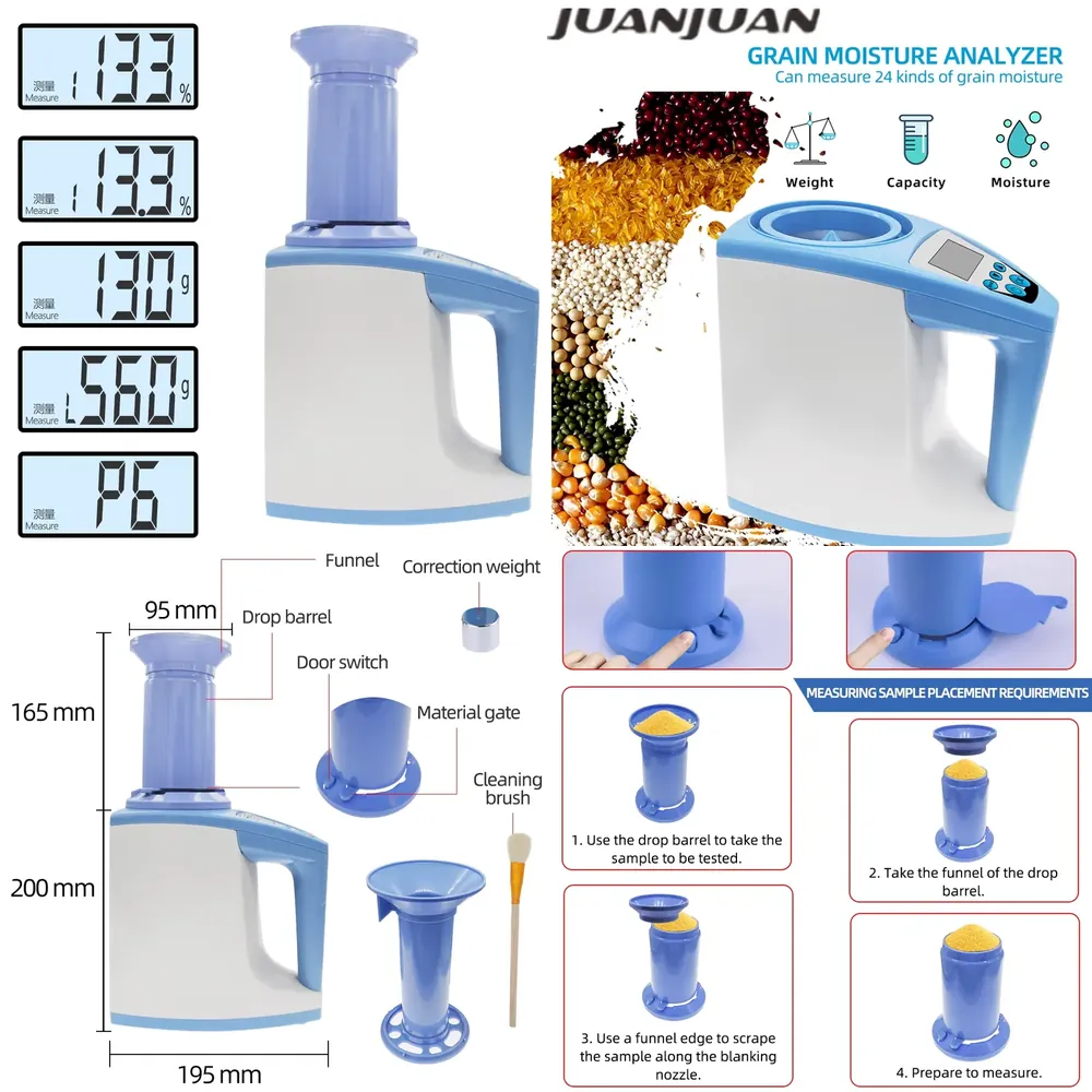 2026 Digital Grain Moisture Te - Agriculture Farming Rice review and price