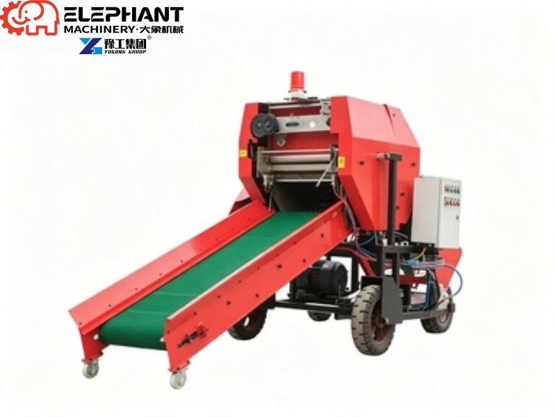 Farm Household Mini Round Hay  - Silage Baler Machine review and price