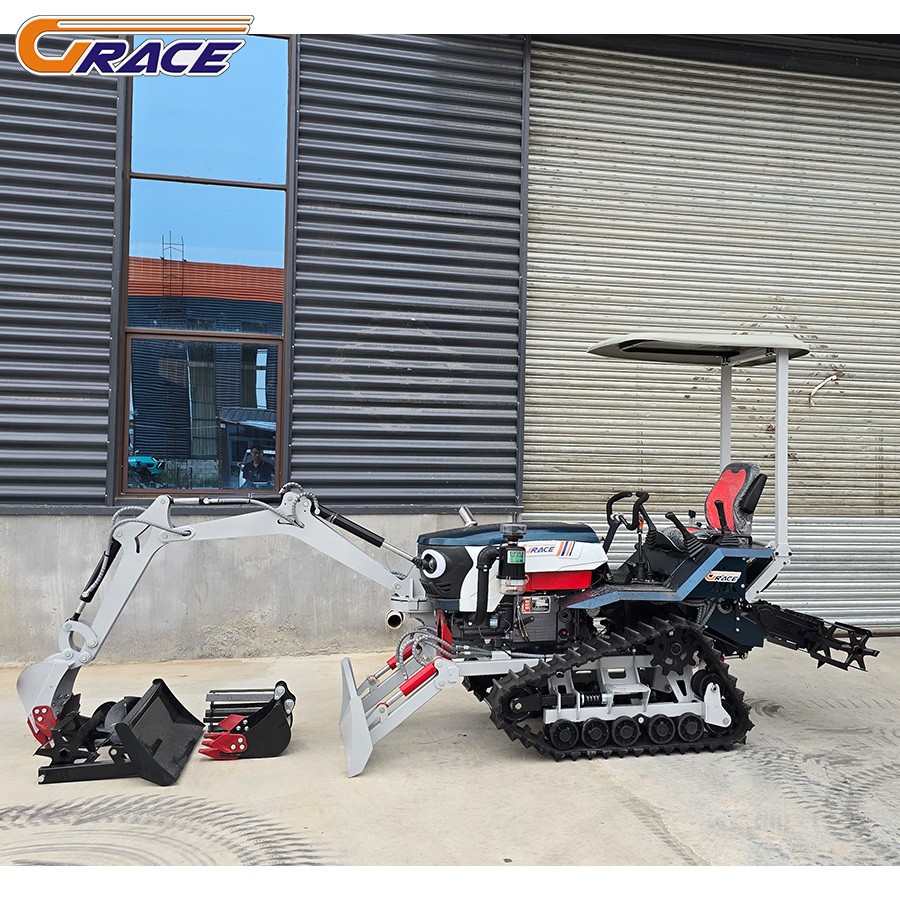 30HP Diesel Rubber Track Crawl - Farming Agriculture Land review and price