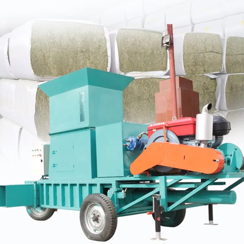 Mobile Diesel Hydraulic Alfalf - Silage Baler Machine review and price