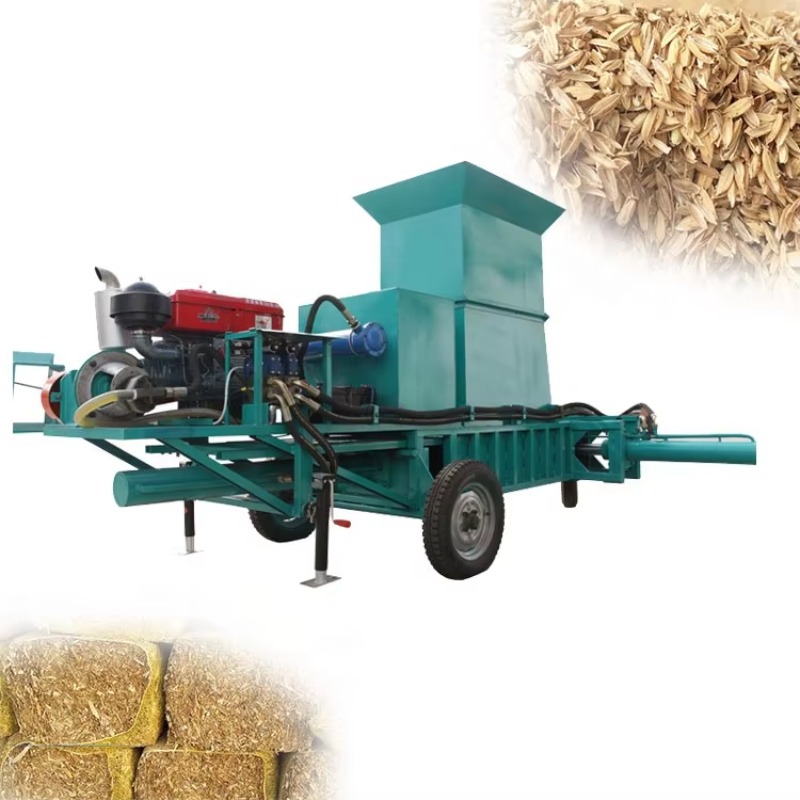 Mobile Diesel Hydraulic Alfalf - Silage Baler Machine review and price