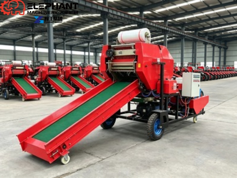 Mini Round Hay Baler Small Rol - Silage Baler Machine review and price