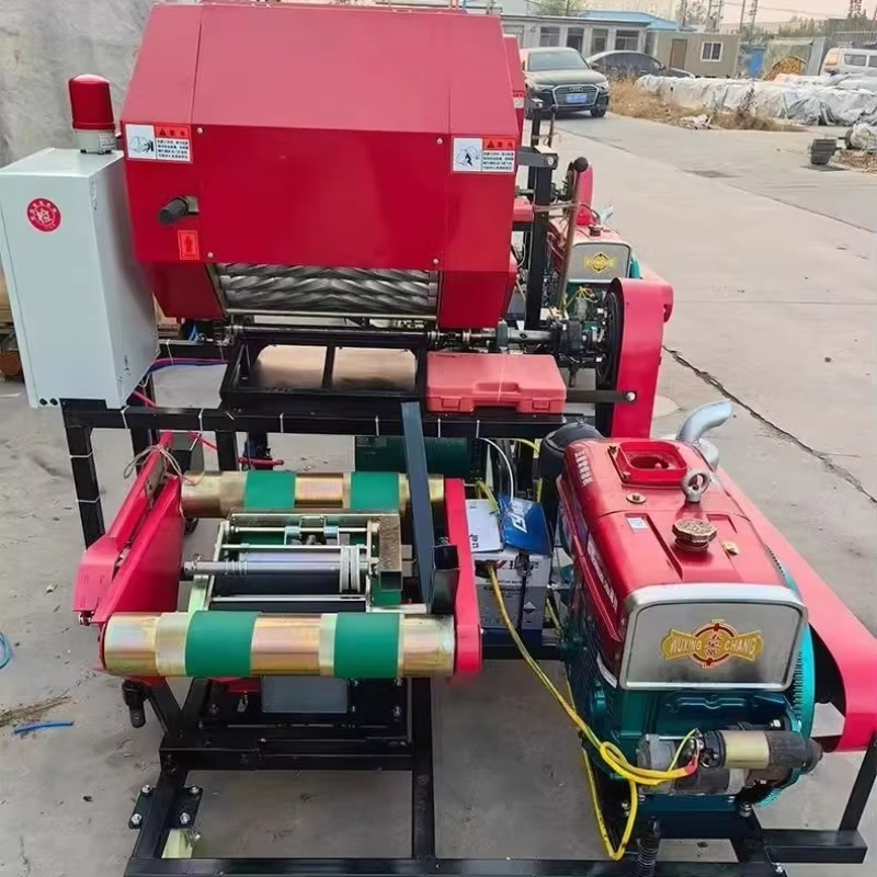 2024 Full Automatic Di esel En - Silage Baler Machine review and price