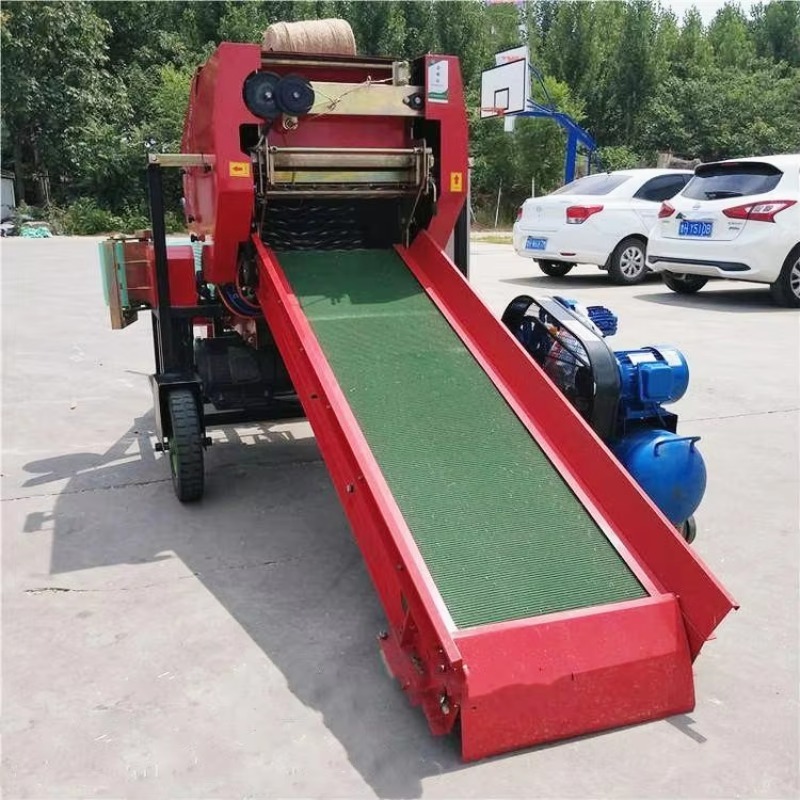 2024 Full Automatic Di esel En - Silage Baler Machine review and price
